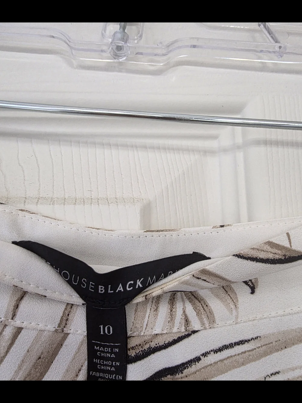 White House Black Market lightweight white